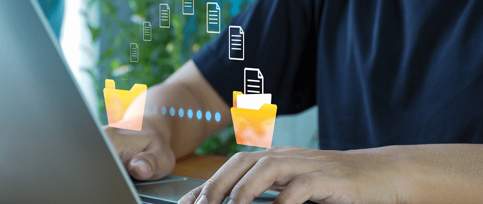 Imagen de un área de descargas