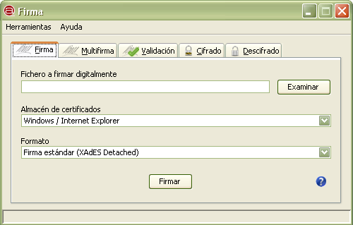 Abrir cliente @firma